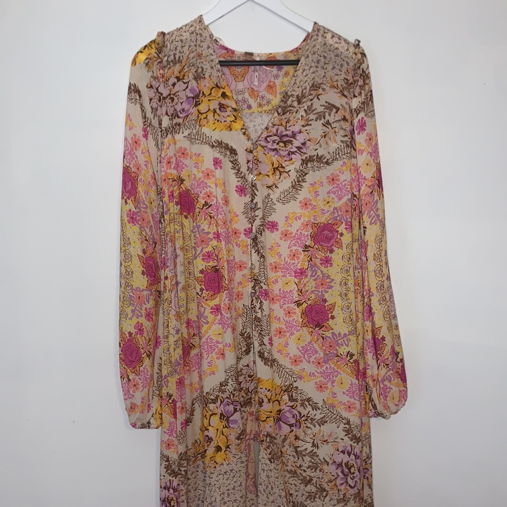 Free People | Marais Long Maxi Floral Dress - Picture 8 of 16